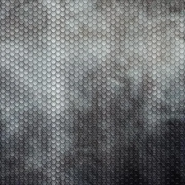 Silver Metal Grid Texture Stock Illustration