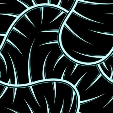 Silver metal spikes in a seamless pattern Stock Illustration