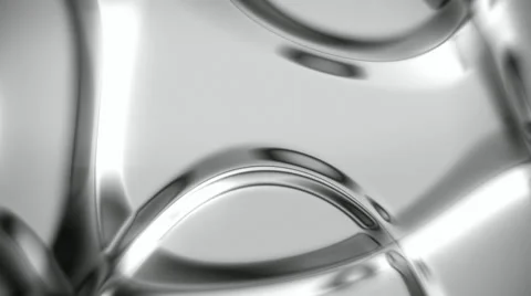 Silver metallic abstract background with soft folds seamless loop Video stock 62199469