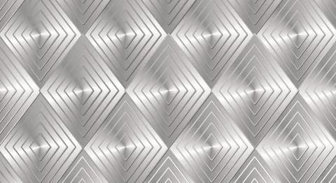 Silver metallic diamond pattern background texture Stock Illustration
