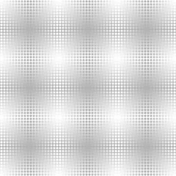 Silver metallic dot pattern. Vector seamless background Stock Illustration