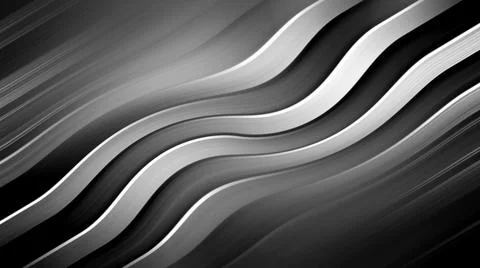 Silver Metallic lines Background, Foil Paper Effect for Design. Stock Illustration