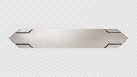 A silver metallic text background plate that appears as it rotates Stock Footage 341467655