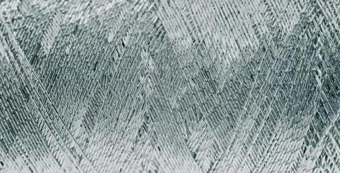Silver metallic threads Stock Photos
