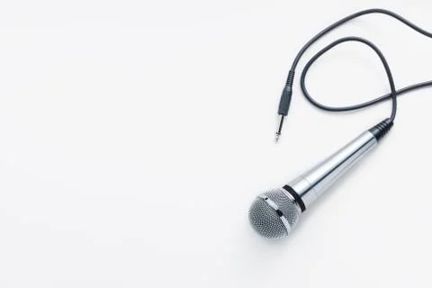 Silver Microphone Stock Photos