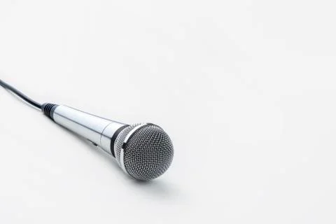 Silver Microphone Stock Photos