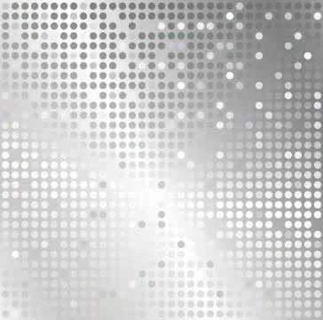 Silver mosaic abstract background Stock Illustration