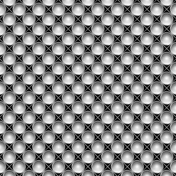 Silver mosaic background – illustration Stock Illustration