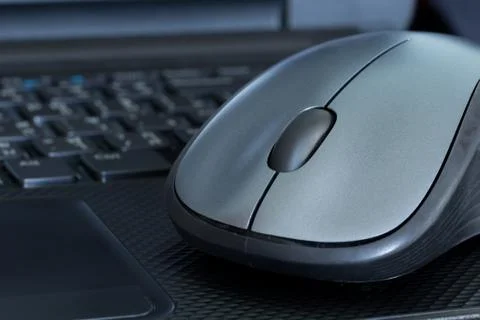 Silver mouse Stock Photos