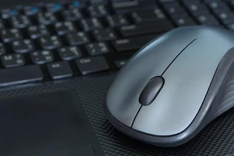 Silver mouse Stock Photos