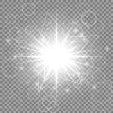 Silver New Year star Stock Illustration
