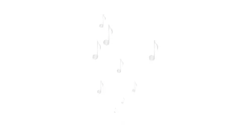 Silver notes fountain white Vídeo Stock 257657238