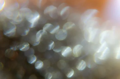 Silver Orange Ethereal Gradient Blur Background with Soft Bokeh Highlights .. Stock Photos