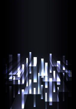 Silver overlap pixel speed abstract background Stock Illustration