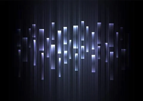 Silver overlap pixel speed abstract background Stock Illustration
