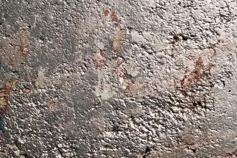 Silver Paint on Brick Stock Photos