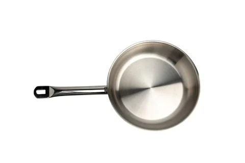 A silver pan with a handle Photos