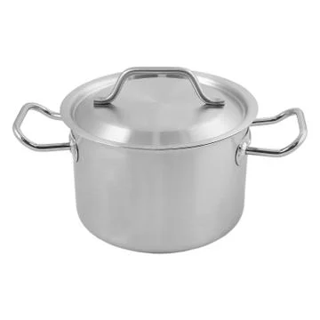 Silver, pan, kitchen, kitchen tools, a restaurant, cook, food, metal, cooking Stock Photos