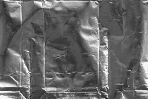 Silver paper foil Stock Photos