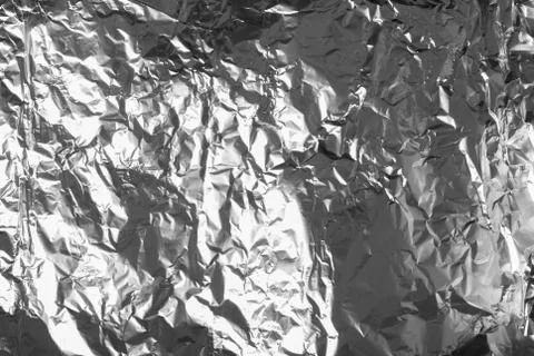 Silver paper foil Stock Photos