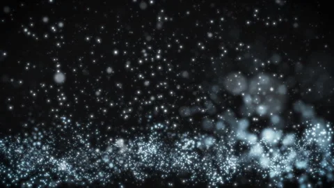 Silver Particles Gltter Bokeh Stock Footage 251550570