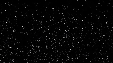 Silver particles rising up on black background 4K Video stock 342291989