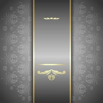 Silver pattern Stock Illustration