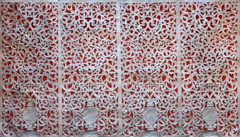 Silver pattern Stock Photos