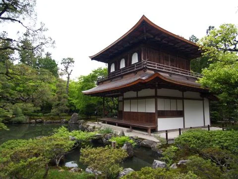 Silver pavilion Stock Photos