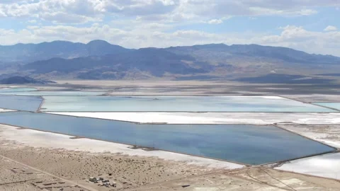 Silver Peak Lithium Mine Stock-Footage 241522371