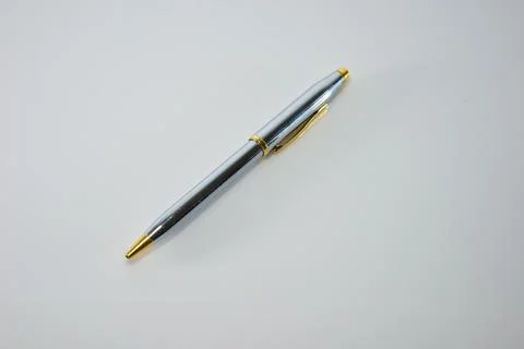 Silver pen Stock Photos