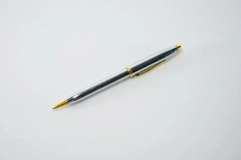 Silver pen Stock Photos