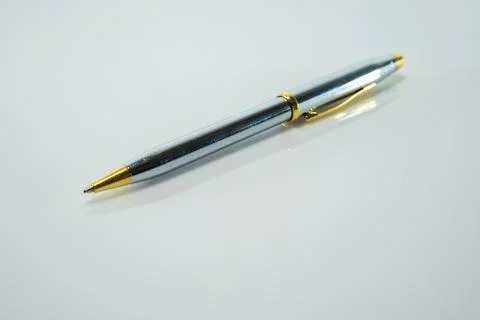 Silver pen Stock Photos