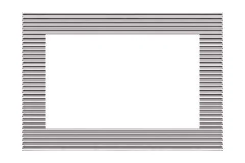 Silver Picture Frame 스톡 일러스트