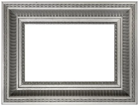 Silver Picture Frame Stock Photos