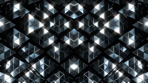 Silver Platonic background Stock-Footage 102398362