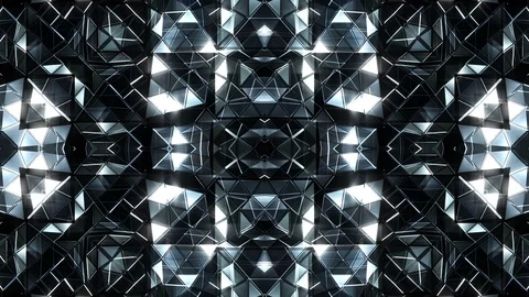 Silver Platonic background Video stock 102419630