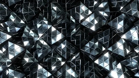 Silver Platonic background Video stock 102421949