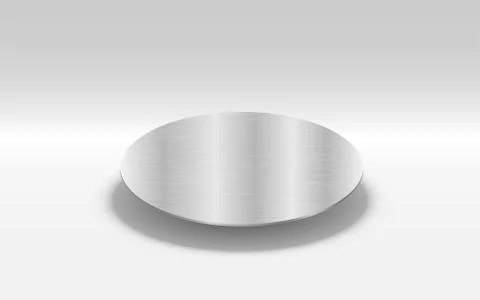 Silver podium on the white studio Stock Illustration