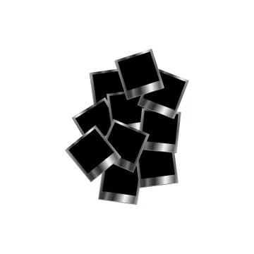 Silver polaroids Stock Illustration