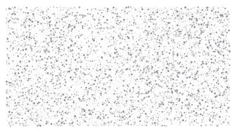 Silver polka dot small confetti on white background Stock-Illustration