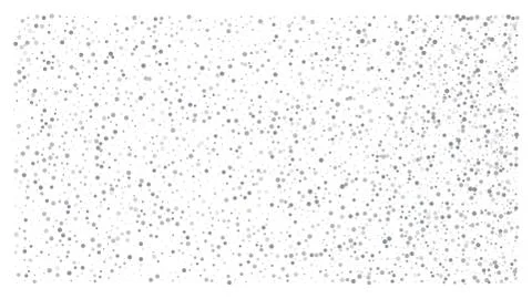 Silver polka dot small confetti on white background Stock-Illustration