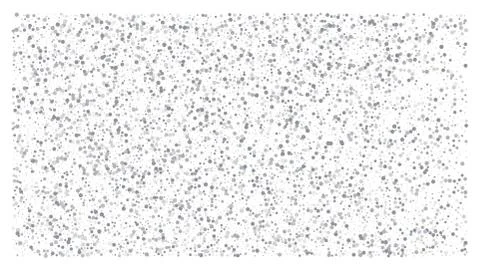 Silver polka dot small confetti on white background 스톡 일러스트