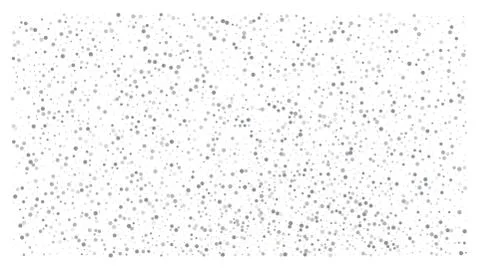 Silver polka dot small confetti on white background Stock-Illustration