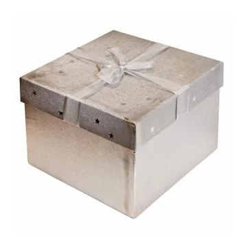 Silver present Stock Photos