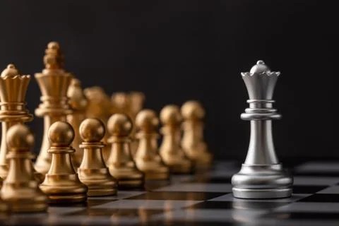Silver queen is the leader Stock Photos