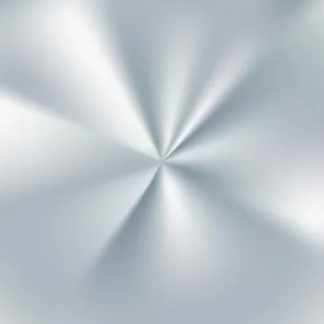 Silver Radial Gradient. Metallic foil surface. Silver realistic texture. Vect Stock Illustration