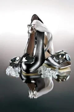 Silver radiance. Stock Photos