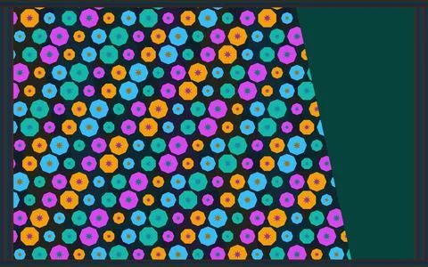 Silver Ratio Octagon Field Stock Illustration