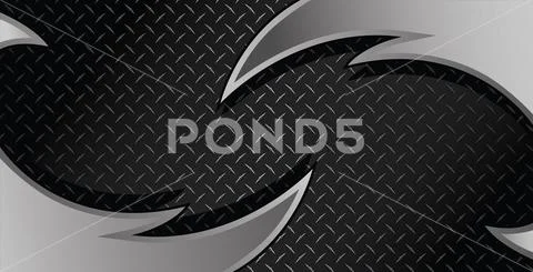 Silver Razor Diamond Plate Textured Vector Background Illustration Stock Illustration